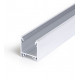Profil LED aparent LINEA 20, aluminiu neanodizat, lungime 2m