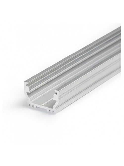 Profil LED aparent UNI 12, aluminiu anodizat, lungime 2m