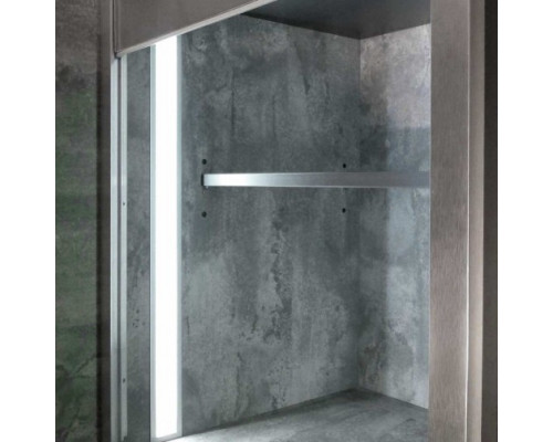 Profil LED încastrat FLAT 8, aluminiu anodizat, lungime 2m