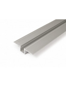 Profil LED încastrat HIDE10, aluminiu anodizat, lungime 2m