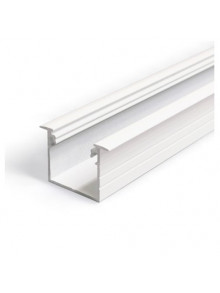 Profil LED încastrat LINEA IN 20, alb, lungime 2m