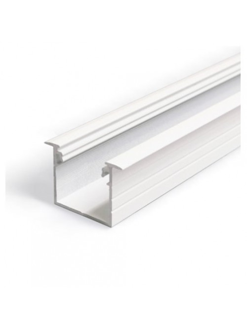 Profil LED încastrat LINEA IN 20, alb, lungime 2m