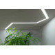 Profil LED încastrat LINEA IN 20, alb, lungime 2m
