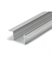 Profil LED încastrat VARIO 30-05, aluminiu neanodizat, lungime 2m