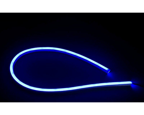 LED neon PROLUM™ 8x16, IP68, 12V, Seria „LF”, Albastru, PRO