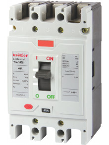 Шкафной автоматический выключатель e.industrial.ukm.100S.40, 3р, 40А