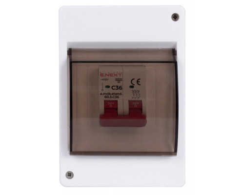 Корпус пластиковый 4-модульный e.plbox.stand.n.04k, навесной