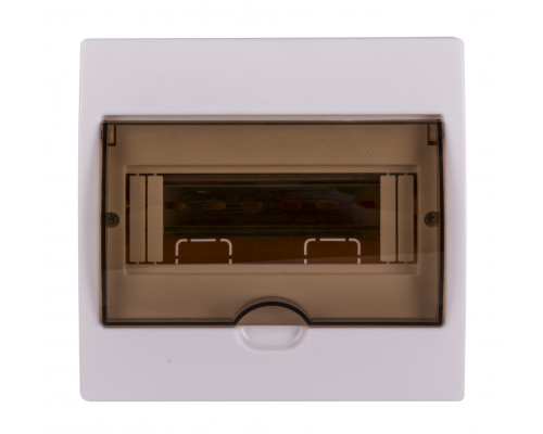 Корпус пластиковый 8-модульный e.plbox.stand.w.08k, встроенный