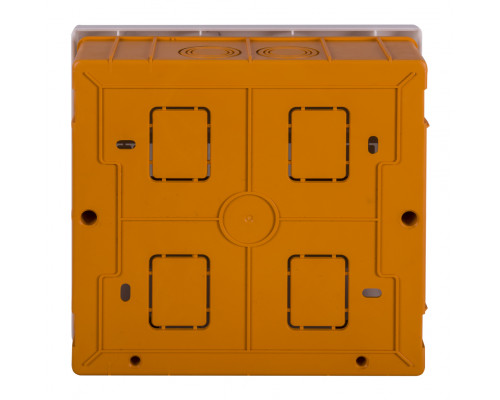 Корпус пластиковый 8-модульный e.plbox.stand.w.08k, встроенный