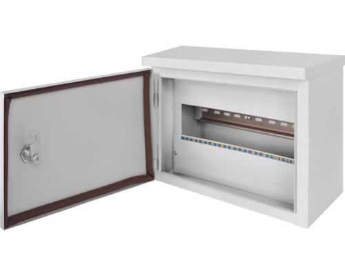 Шкаф e.mbox.stand.n.12.z метал.,  12мод., IP54, (210x286x120) навесной, с замком