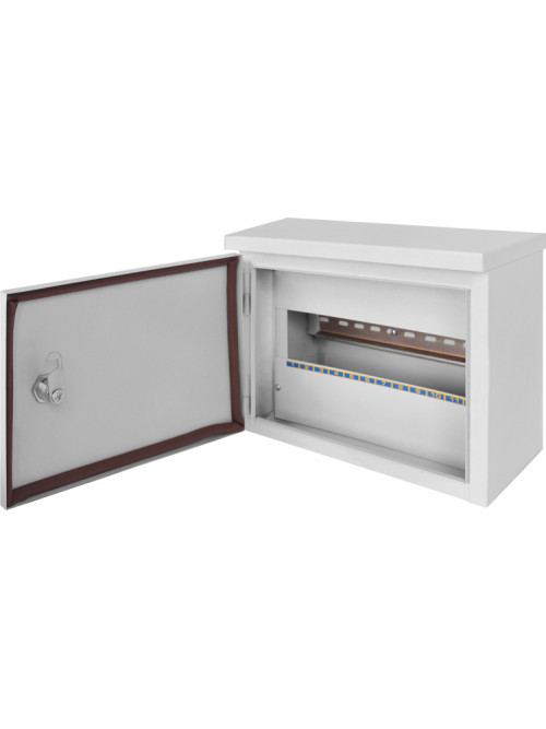 Шкаф e.mbox.stand.n.12.z метал.,  12мод., IP54, (210x286x120) навесной, с замком