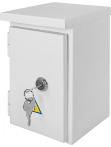 Шкаф e.mbox.stand.n.04.z метал,  4мод., (210x136x120) IP54, навесной, с замком