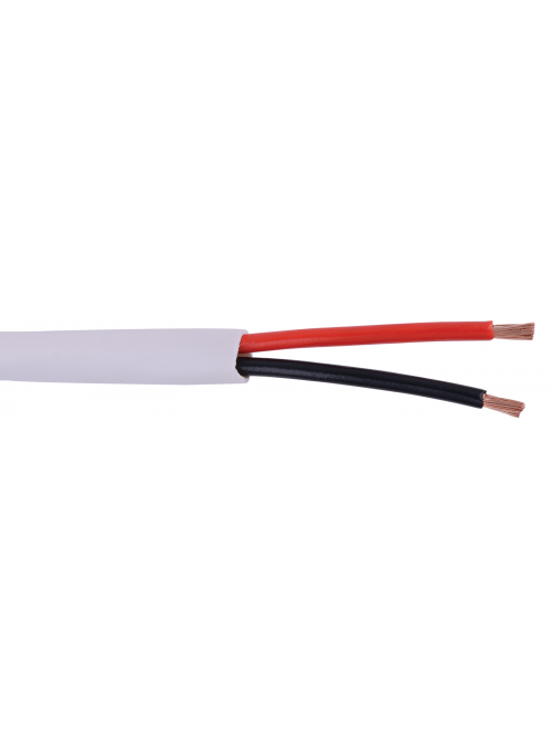 LK-FLEX-001/CU Cablu alarma neecranat cu 2 fire. Grosime: 0,22mm. Bobina: 100m