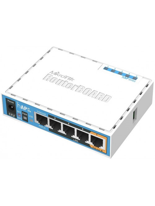 RB952Ui-5ac2nD Wireless Router Porturi:5/1PoE. Viteza:10/100Mbps.