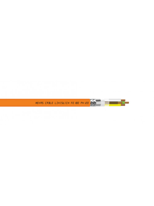 Cablu Ignifug 2x2x0,80mm  JE-HH...Bd FE 180/PH120 - HFFR (500m)