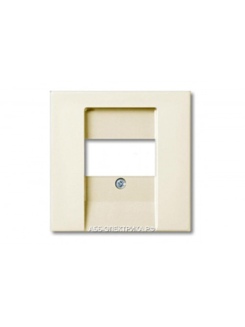 Аудиорозетка двойная, цвет Бежевый, ABB Basic 55