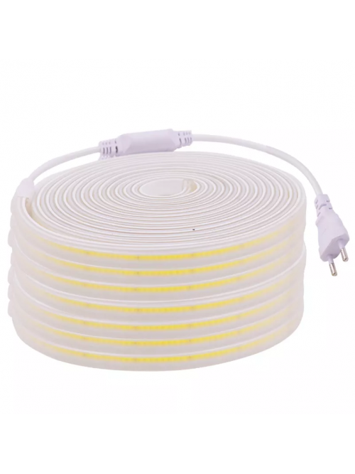 Светодиодная LED лента PROLUM™ 220V; СОВ; 280 LED; IP68; 12 ММ; Series "S", Тепло-Белый (2800-3200K)