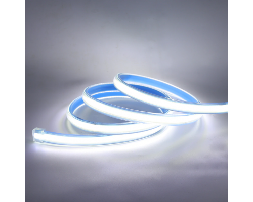 Banda LED PROLUM™ 220V; BUFNIŢĂ; 280 LED; IP68; 12 MM; Seria „S”, alb cald (2800-3200K)