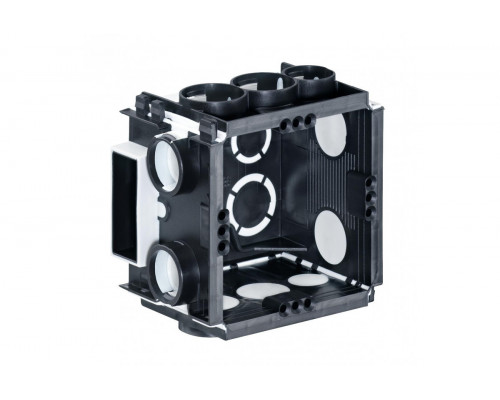 Q-range ECON® one-gang box with 4 screw domes