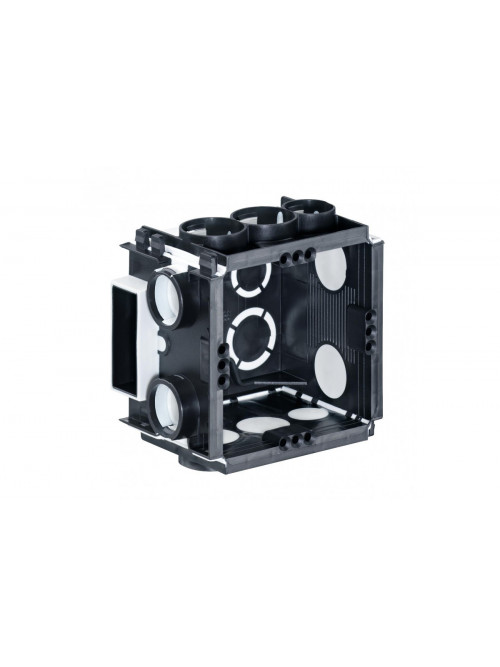 Q-range ECON® one-gang box with 4 screw domes