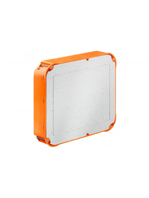 Universal installation housing with mineral fibreboard
