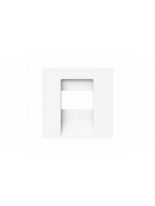 Cover plate TAE; UAE / TAE; USB / VGA / HDMI / loudspeaker 1 gang studio white matt - Busch-art linear