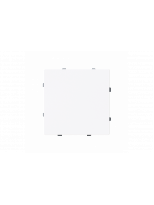 Busch-Jaeger – 1742-44G Cover plate Blind cap with Mounting plate studio white - Busch-art linear