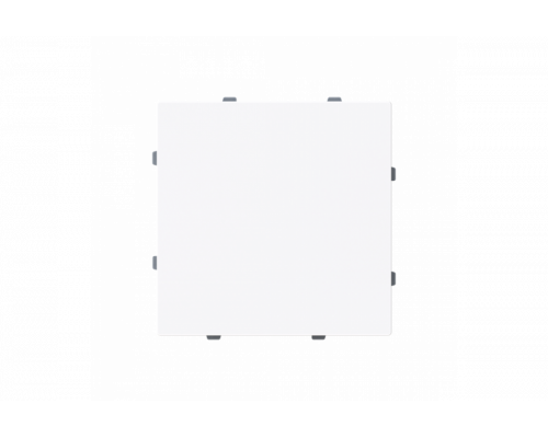 Busch-Jaeger – 1742-44G Cover plate Blind cap with Mounting plate studio white - Busch-art linear
