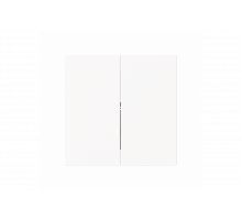 Busch-Jaeger – 1785/11 K-44M Zentralscheibe mit Aufdruck DO NOT DISTURB, MAKE UP ROOM für Schalter/Taster,  zweiteilige Wippe studioweiß matt - Busch-art linear®