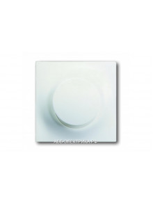 Светорегулятор нажимной 400Вт для л/н и эл.трансф-ов, цвет Белый бархат, ABB Impuls