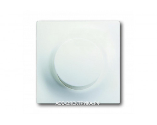 Светорегулятор нажимной 400Вт для л/н и эл.трансф-ов, цвет Белый бархат, ABB Impuls