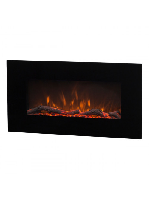 Настенный электрокамин Marcus, 450x840x140 mm, 1500W, 3 цветов пламени, 5 режимов интенсивности пламени, Таймер