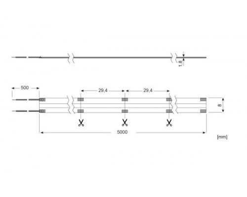 LED Star Strip 1000 ZeroPitch, LED STRIP 1000ZP S 940/24V 5M