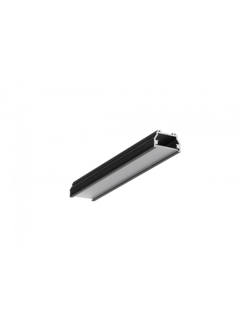 профиль LED UNI12 BCD/U 1000 чёрный анодированный в упаковке