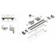 профиль LED ARC12 CD/U5 1000 чёрный mal. /op