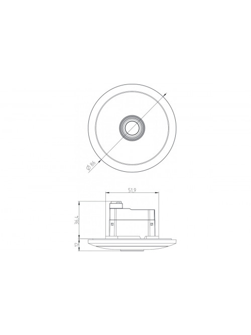 thePixa P360 24V KNX UP WH