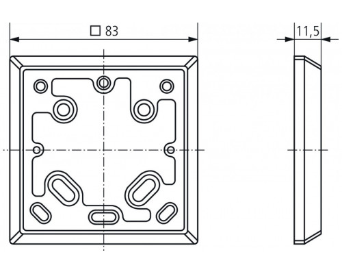Adapter plate RAMSES 70x