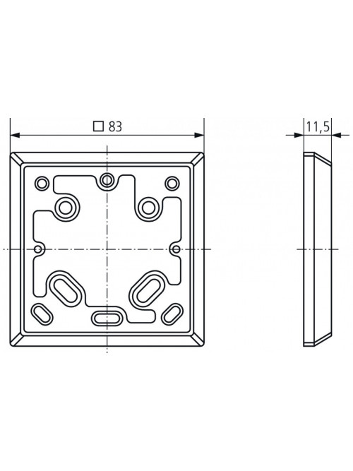 Adapter plate RAMSES 70x