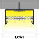 Profil LED aparent LOWI C10, aluminiu anodizat, lungime 2m