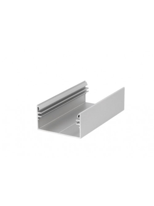 Profil LED aparent LOWI C10, aluminiu anodizat, lungime 2m