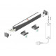 Profil LED aparent SMART 10, aluminiu anodizat, lungime 2m
