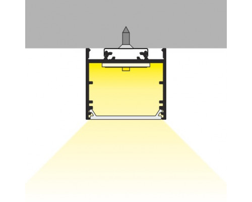 Profil LED aparent VARIO 30-02, negru, lungime 2m