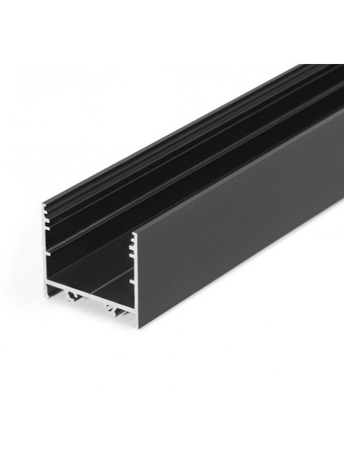 Profil LED aparent VARIO 30-02, negru, lungime 2m