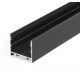 Profil LED aparent VARIO 30-02, negru, lungime 2m