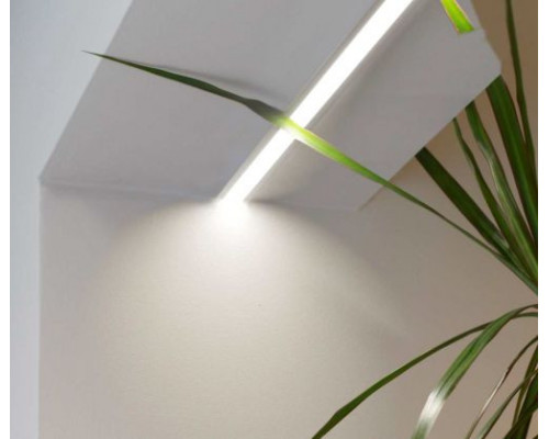 Profil LED încastrat SMART-IN16, negru, lungime 2m