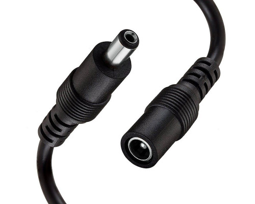 Штекер питания PROLUM™ 5,5 мм, Папа с проводом