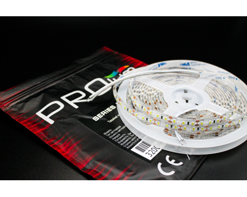 Светодиодная LED лента PROLUM™ 12V; 2835\120; IP65; Series "SG", Холодный-белый (9000-10000К)