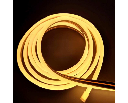 LED neon PROLUM™ 8x16, IP68, 12V, Seria „SF”, Alb cald, PRO