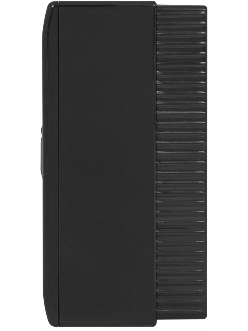 Корпус пластиковый на  8 модулей e.plbox.pro.n.08b.black навесной, черный с непрозрачными дверями IP40