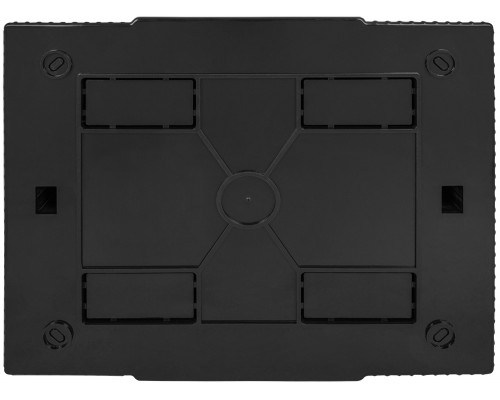 Корпус пластиковый на  8 модулей e.plbox.pro.n.08b.black навесной, черный с непрозрачными дверями IP40
